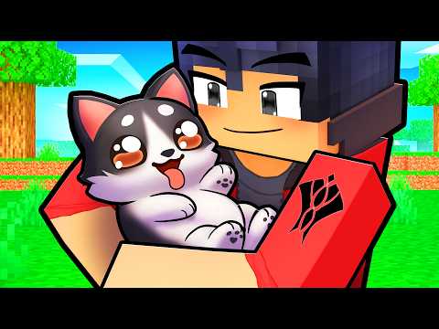 I'm a BABY PUPPY in Minecraft!