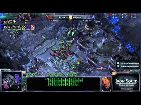 (HD572) Ellenkey vs TSLShine - ZvZ - G1 - Starcraft 2 [FR]