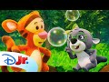 Playdate With Winnie The Pooh Tigger And Bea Play With Bubbles Disneyjr