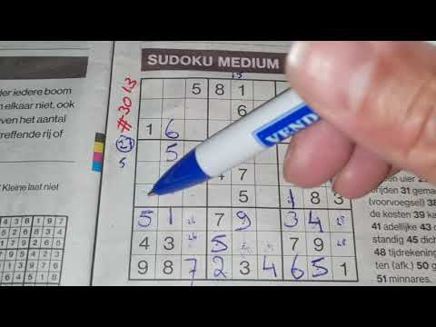 Easy Peasy Japanesey! (#3013) Medium Sudoku puzzle. 06-28-2021