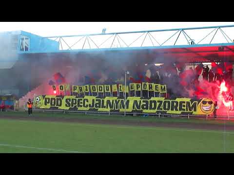 17 listopada 2018, g.14:00 PP Odra Wodzisław Śląski - MKS Czerwionka 4-2 (2-0) oprawa Odra