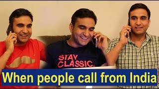 When people call me in America - | Lalit Shokeen Comedy |