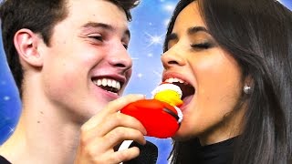 Celebs Play The Blind Kissing Challenge