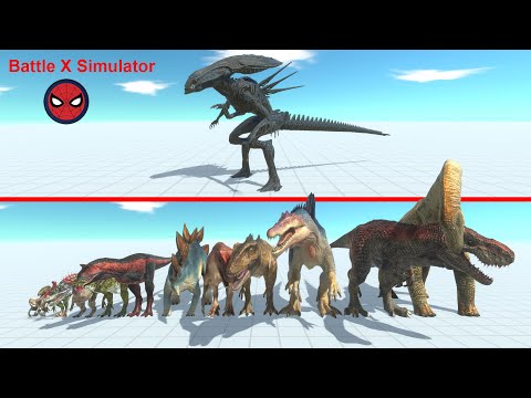 XENOMORPH (Alien) vs EVERY UNIT (DEATH RUN) in Animal Revolt Battle Simulator