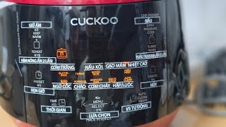 Instructions for using Cuckoo rice cooker code crp pk0600f