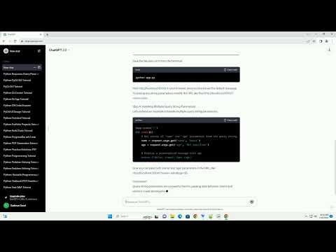 Python Query String Parameters