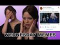 The Cast Of Wednesday React To Wednesday Memes Meme Myself And I