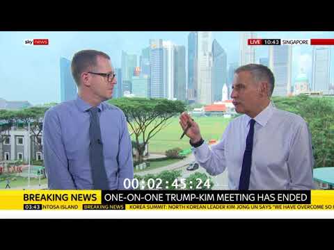 US-North Korea Summit : Sky News