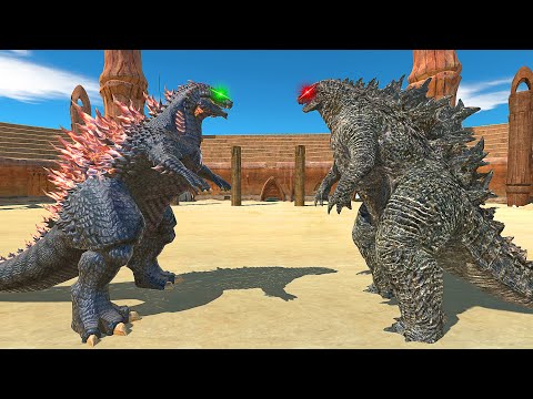 GODZILLA 2021 VS GOJIRA GODZILLA - Animal Revolt Battle Simulator
