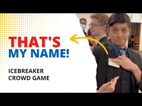 That's My Name – Crowd Game & Icebreaker for any Youth Group or Party