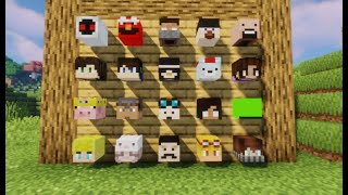 How to get player heads in Minecraft! (No Mods, datapacks, plugins or addons!)