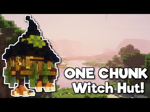 Minecraft: Witch Hut in ONE CHUNK! [Tutorial]
