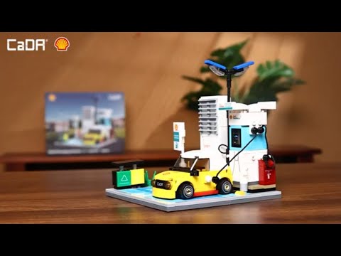 Миниатюра изображения товара Конструктор CaDa Заправка Shell Retail Station / C66029W