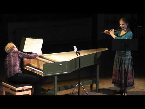 Händel Sonata Linda traverso Henk Seubers clavecimbel
