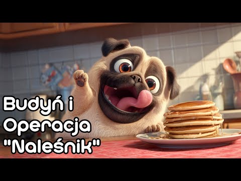 🐶 Mops Budyń i Operacja "Naleśnik" 🥞 | Bajka edukacyjna dla dzieci 🌙 | Słuchowisko 🎶