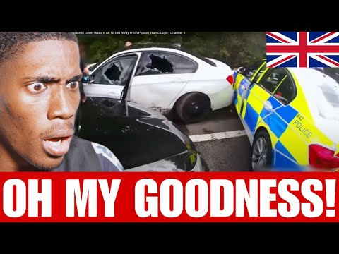 American Reacts to UK Police Chase Crazy Driver Over Speeding
