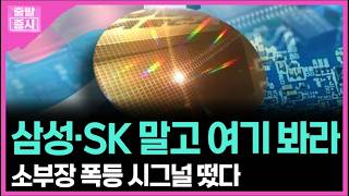 삼성·SK 말고 여기 봐라... 소부장 폭등 시그널 떴다 ㅣ 박정언 캐스터