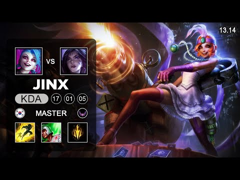 Jinx vs Kai'Sa ADC - KR Grandmaster - Patch 13.14 Season 13