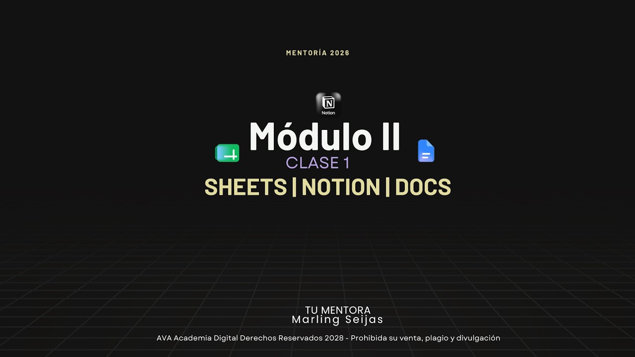 Bases de Datos en Sheet | Integración con Notion | Informes Google Docs