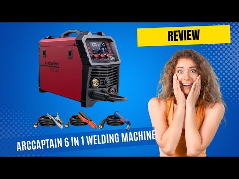 Review ARCCAPTAIN 6 IN 1 Multi Welding Machine IGBT MIG Welder INVERTER TIG MMA Stick 2023
