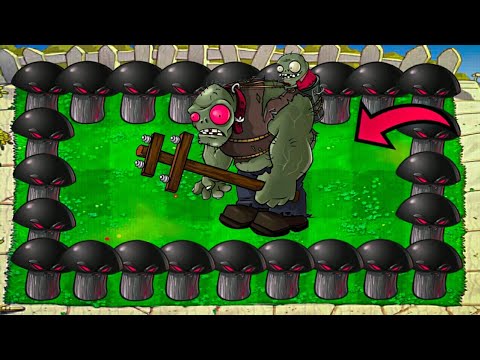 Doom-Shroom vs Giga Gargantuar Zombies | Plants vs Zombies