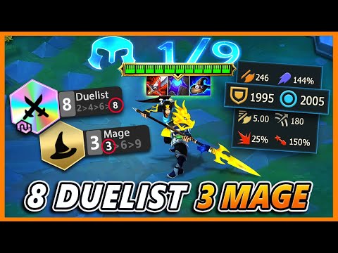 *1V7 CLUTCH* 3 MAGE + 8 DUALIST GIVE XIN 1,995 ARMOR & 2,005 MR - BunnyFuFuu | Teamfight Tactics