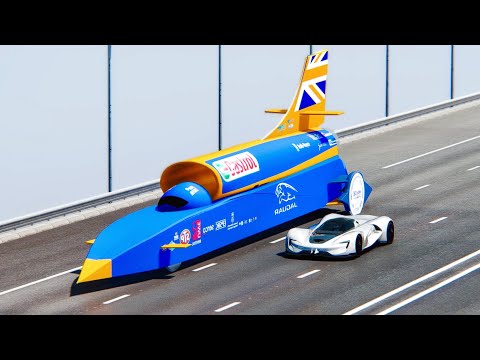 SSC Bloodhound vs SRT Tomahawk at Drag Race 20 KM