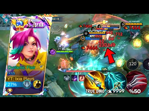 IXIA ABUSE THIS BRUTAL BUILD IN SOLO RANKED!😱 | IXIA BEST BUILD 2025 (Try this) - MLBB
