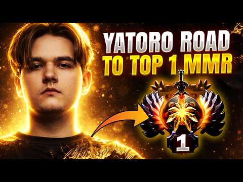 YATORO = ROAD TO TOP 1 MMR RANK DOTA 2