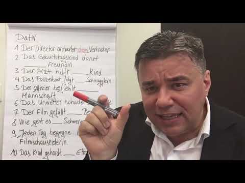 Nemački jezik: 49. lekcija - dativ