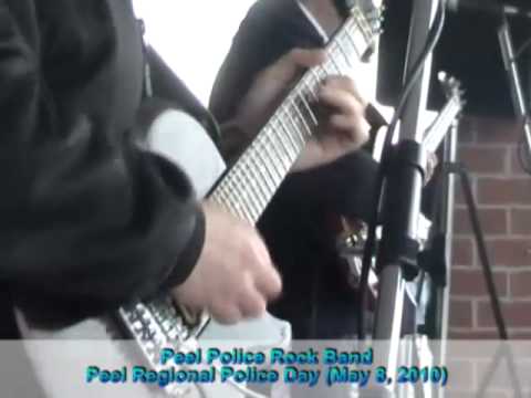PEEL POLICE ROCK BAND play 