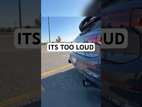 IT'S TOO LOUD - Mk8 GTI MBRP Catback Exhaust #manual #exhaust #gti
