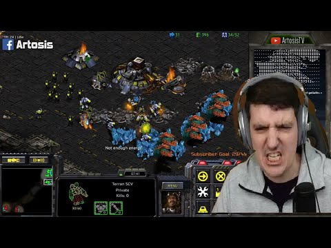 Artosis vs 500 APM Zerg - Artosis Starcraft Remastered
