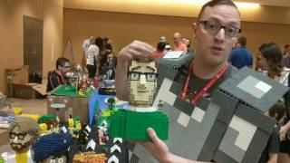 Hello from Brickworld Chicago! Wearable Minecraft Armor, Buildable Sans, Brick 101 Booth Tour