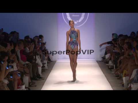 Models walk the runway during the Cote D'Or swimwear 2013...