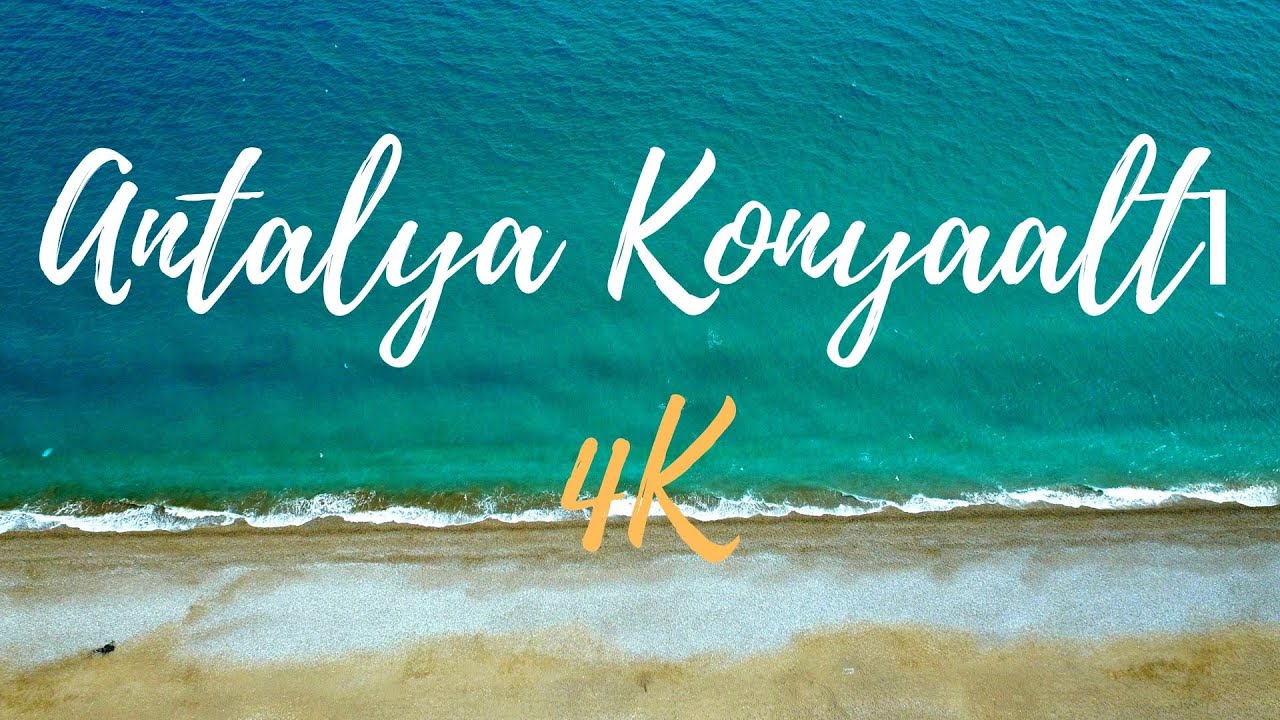 Antalya Konyaaltı drone footage [TURKEY] in 4K