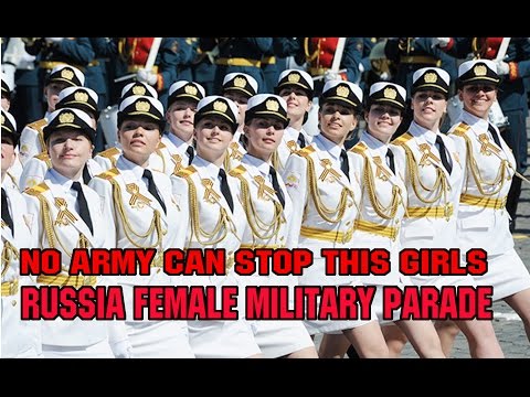 Beautiful Russian Female Military Parade 6/7
