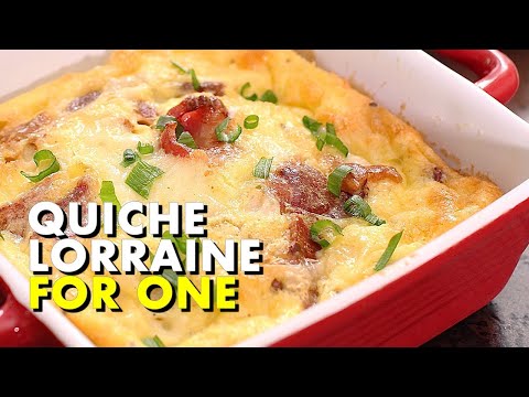 Quiche Lorraine For One