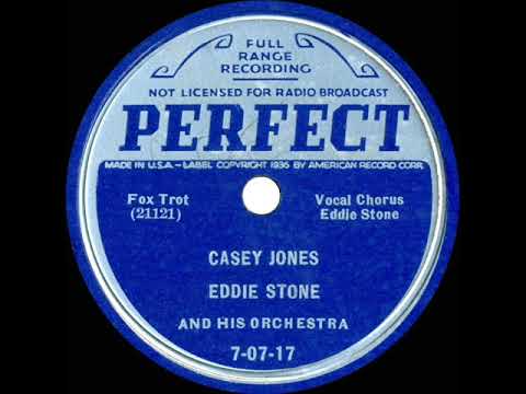1937 Eddie Stone Orch. - Casey Jones (Eddie Stone, vocal)
