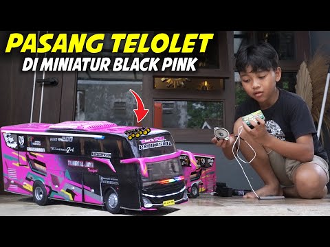 BUS DIMAS BLACKPINK PASANG TELOLET!!