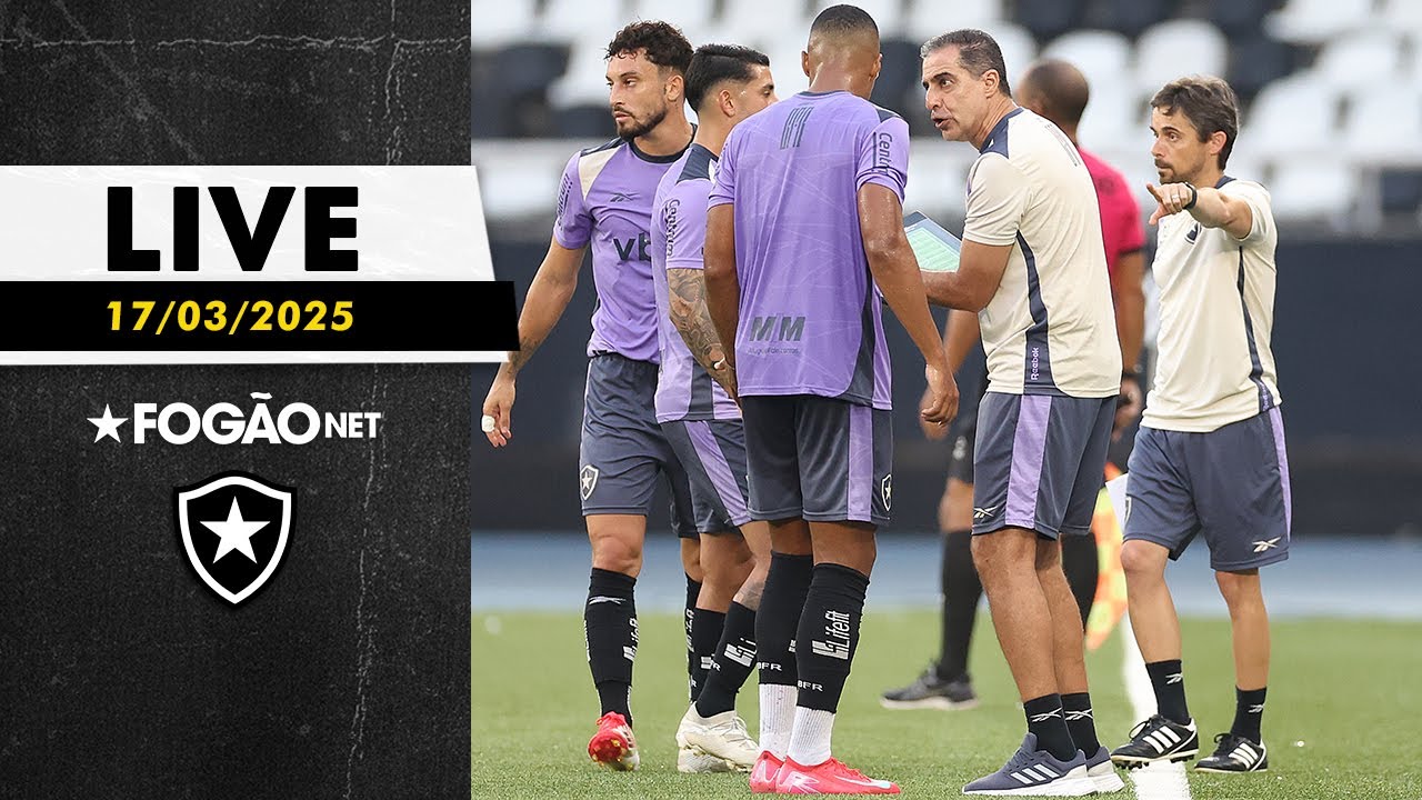 LIVE | Botafogo inicia semana cheia com sorteio de Libertadores e amistoso com Coritiba