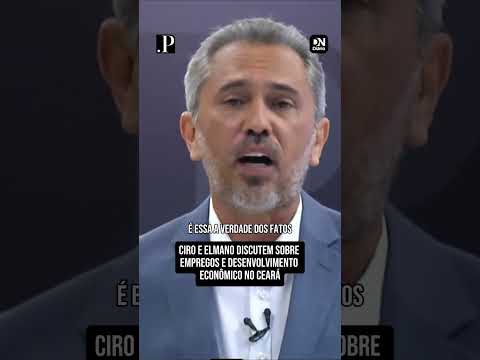 Elmano rebate Ciro sobre queda em empregos no CE e resgata índices do adversário: ‘Vamos comparar'