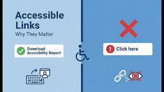 Why Links should be made Accessible