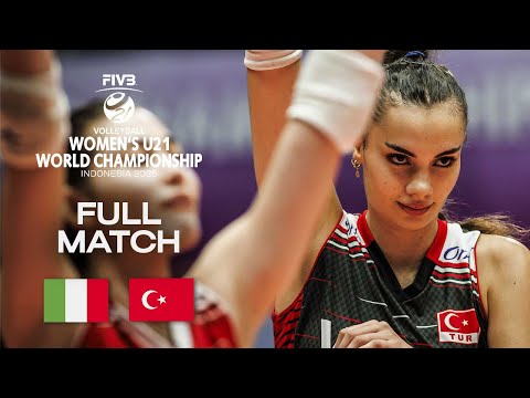 Italy vs. Turkiye - Pool C | Women's U21 World Champs 2025 - Full Match