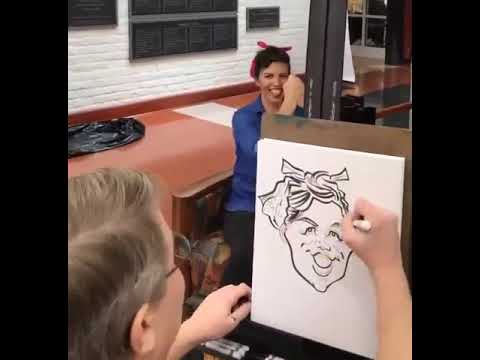 Promotional video thumbnail 1 for Caricatures by Jed
