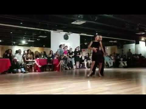 Yesica Esquivel & Ariel Leguizamon at Las Pebetas Milonga Miami. Gallo Ciego. Pugliese