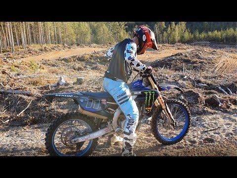Steven Larsen Evje Private Track  On Board [RAW] | Motocross #18