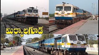 preview picture of video '"MIRYALAGUDA" | Falaknuma + Intercity + Sabari Express | Arrival and Departure | Indian Railways'