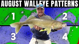 August Walleye Patterns for ANY Lake (Locations and Presentations)