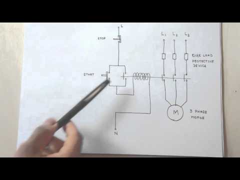 How a 3 phase motor control circuit works